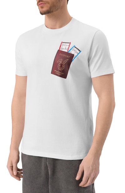 Хлопковая футболка PHARMACY INDUSTRY, арт. PHABM00201, фото 3