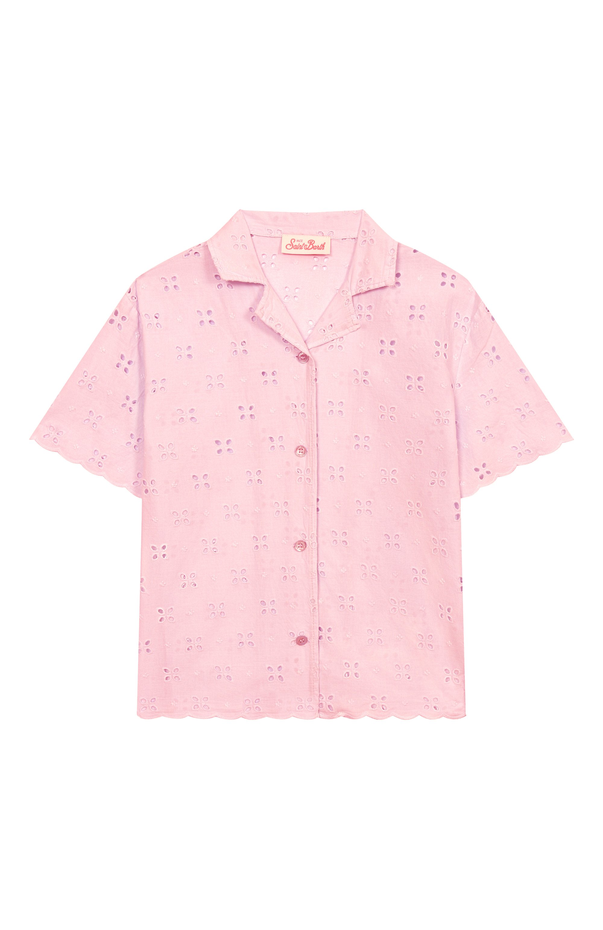 Хлопковая рубашка MC2 SAINT BARTH, арт. STBK EVERLEE/EVL0001, фото 1