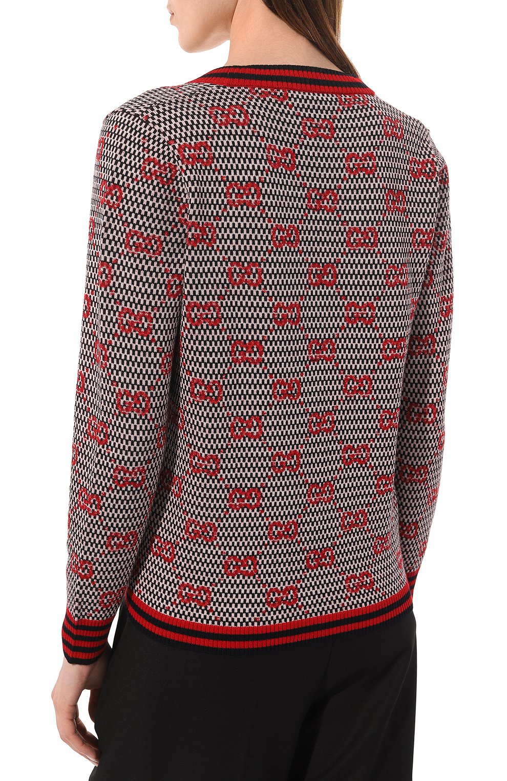 Шерстяной кардиган GUCCI, арт. 644779 XKBOR, фото 4