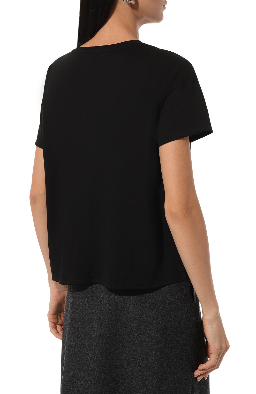 Хлопковая футболка LOULOU DE SAISON, арт. BASILUZZ0, фото 4