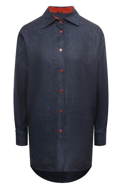 Льняная рубашка KITON, арт. D55435H08442, фото 1