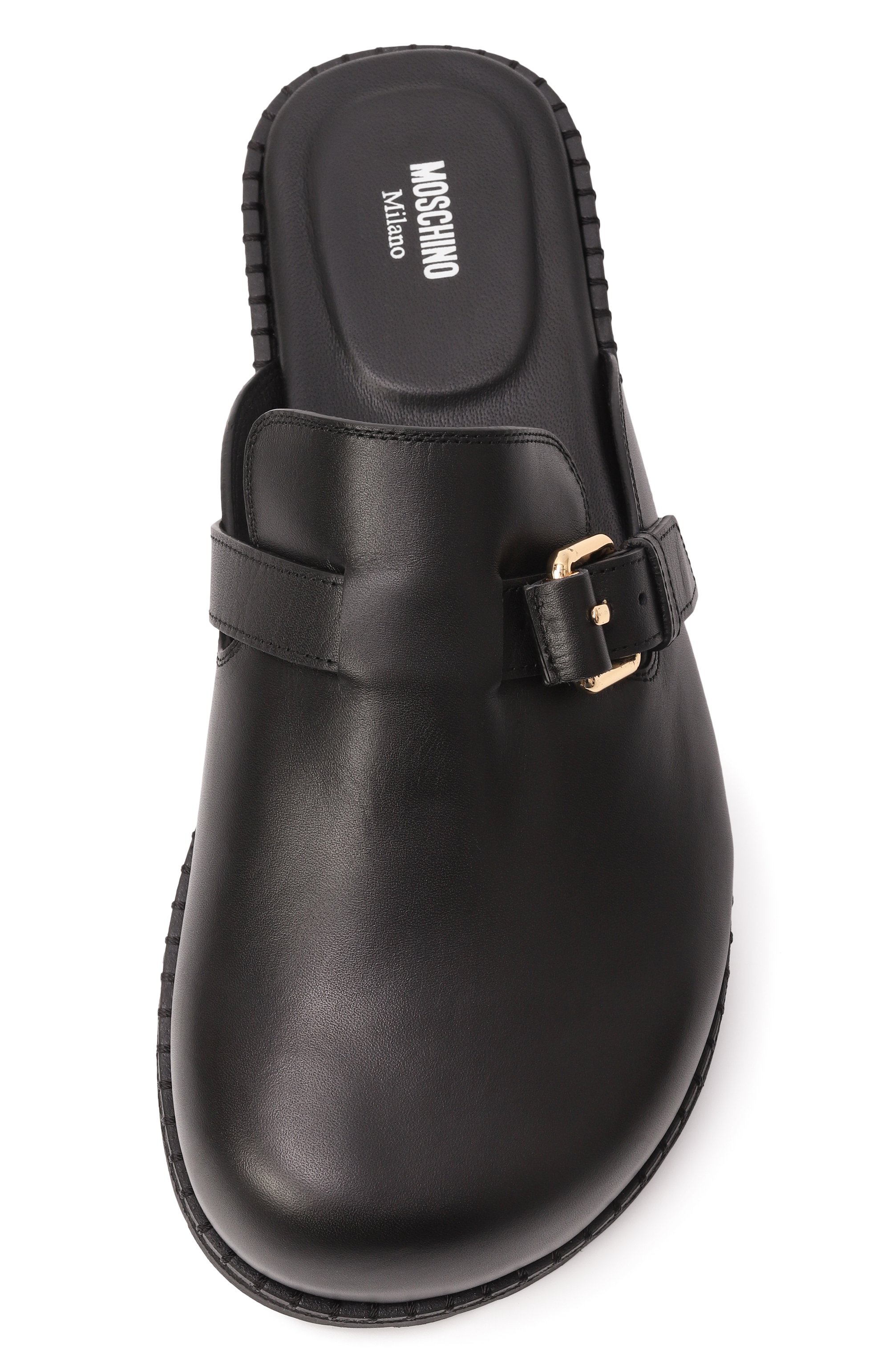 Кожаные сабо MOSCHINO, арт. 10152/GA0, фото 6