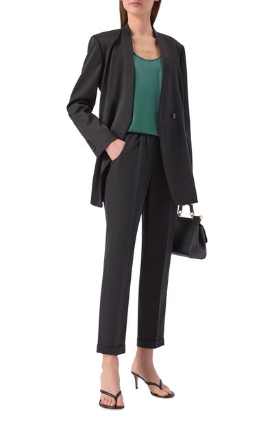 Женские шелковые брюки KITON, арт. D37102K0977A_001