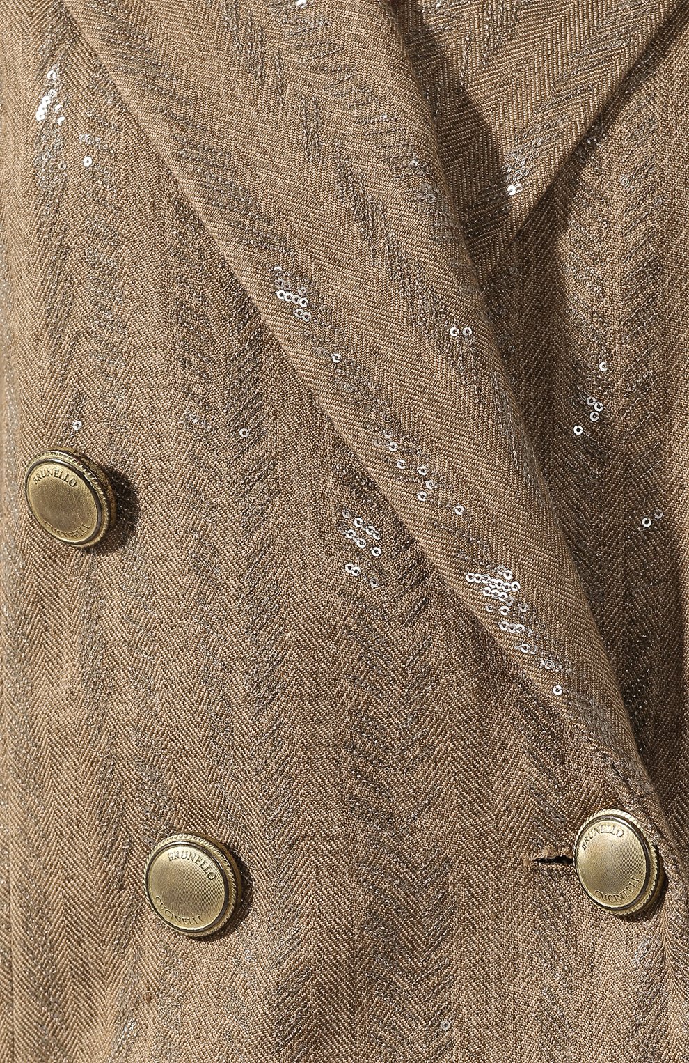 Жакет из смеси хлопка и льна BRUNELLO CUCINELLI, арт. MF5788606, фото 5