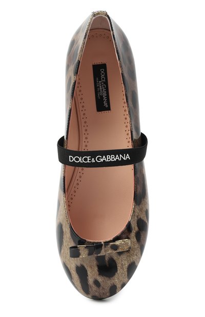 Кожаные балетки DOLCE & GABBANA, арт. D11294/AM568/37-39, фото 4