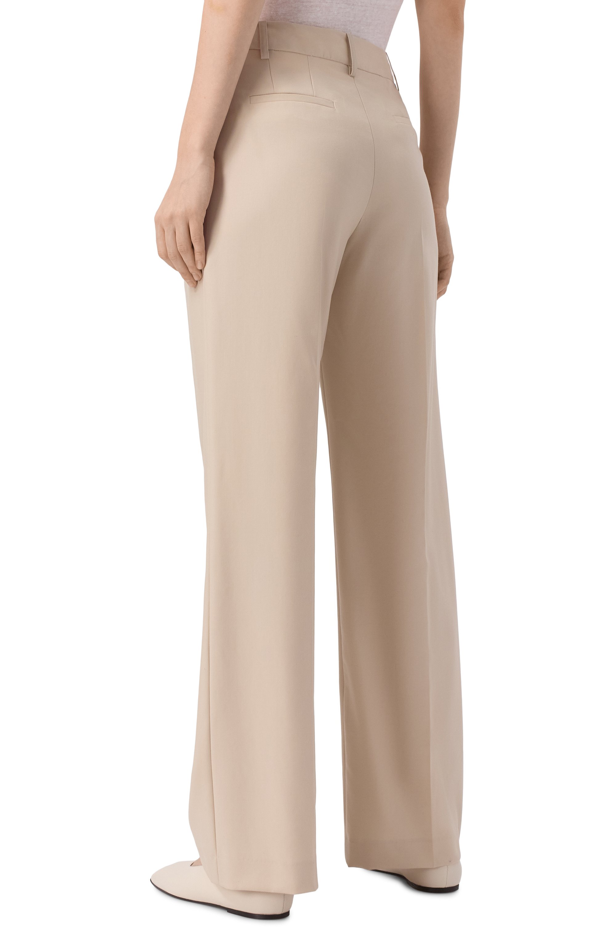 Шерстяные брюки LOULOU DE SAISON, арт. SBIRU, фото 4