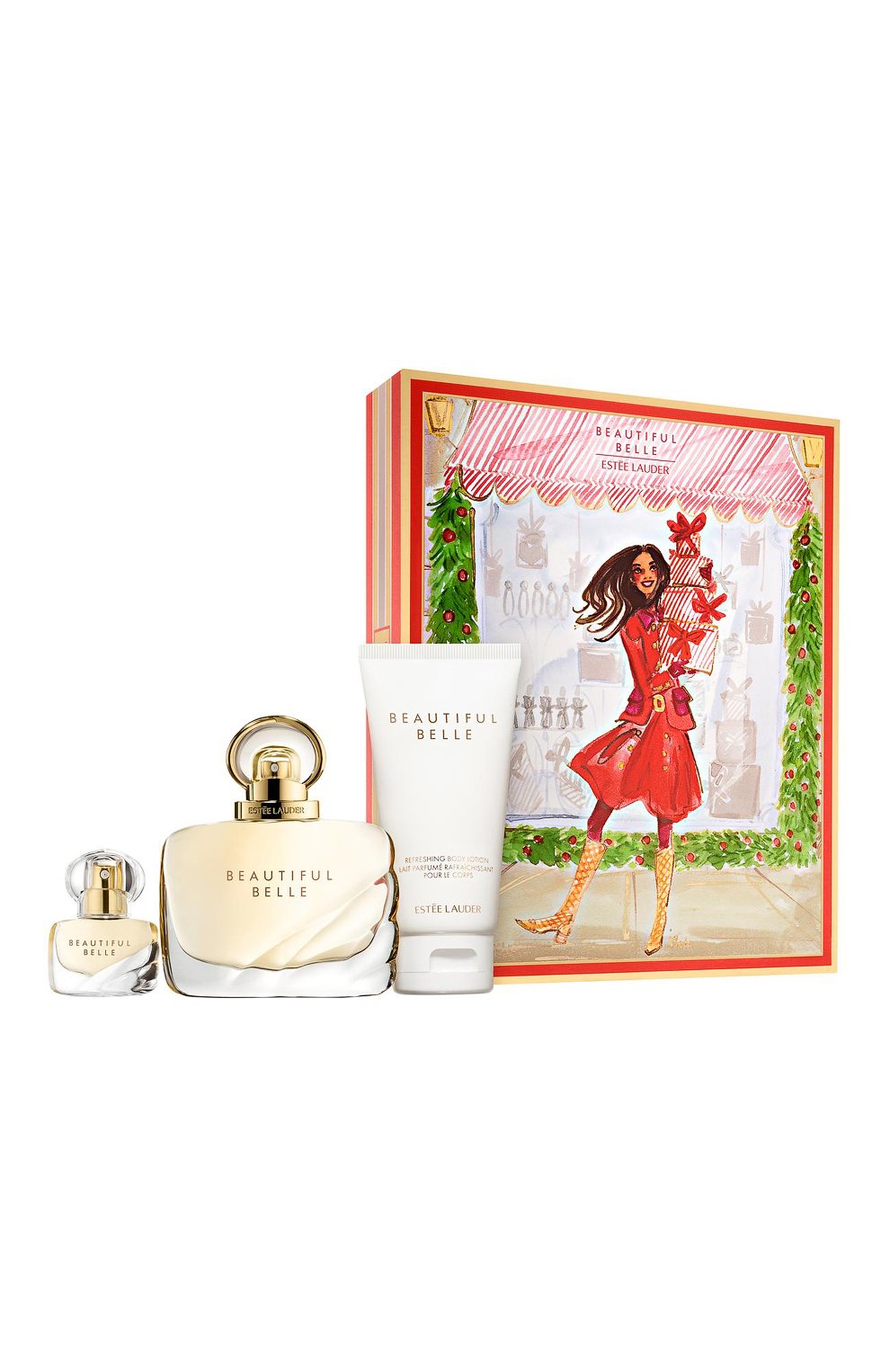 Парфюмерный набор beautiful belle favorite trio set ESTÉE LAUDER бесцветного цвета по цене 10010 руб., арт. P3YE-Y0, фото 1 Парфюмерный набор beautiful belle favorite trio set ESTÉE LAUDER, арт. P3YE-Y0, фото 1