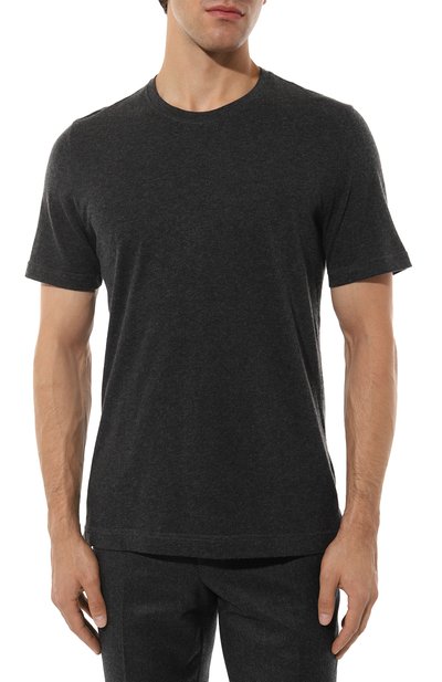 Футболка из хлопка и кашемира CAPOBIANCO, арт. 15M660.WS00./58-60, фото 3