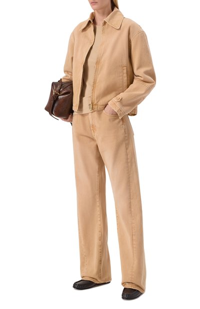 Джинсы tess trouser 7 FOR ALL MANKIND бежевого цвета по цене 32950 руб., арт. 7UX51E98-101, фото 2 Джинсы tess trouser 7 FOR ALL MANKIND, арт. 7UX51E98-101, фото 2