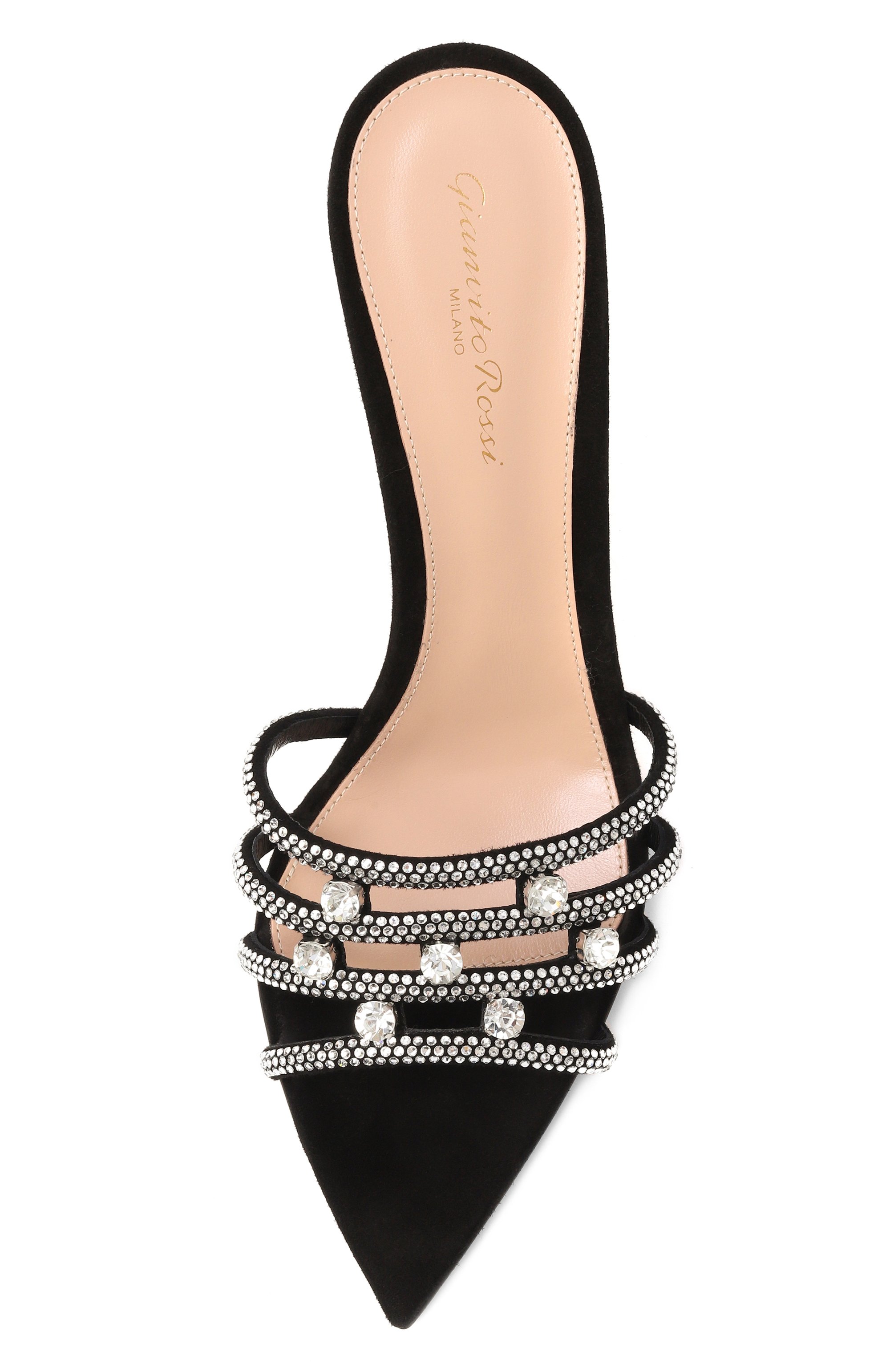 Замшевые мюли elisabeth camoscio 85 GIANVITO ROSSI, арт. G10188.85RIC.CAMNER0, фото 6