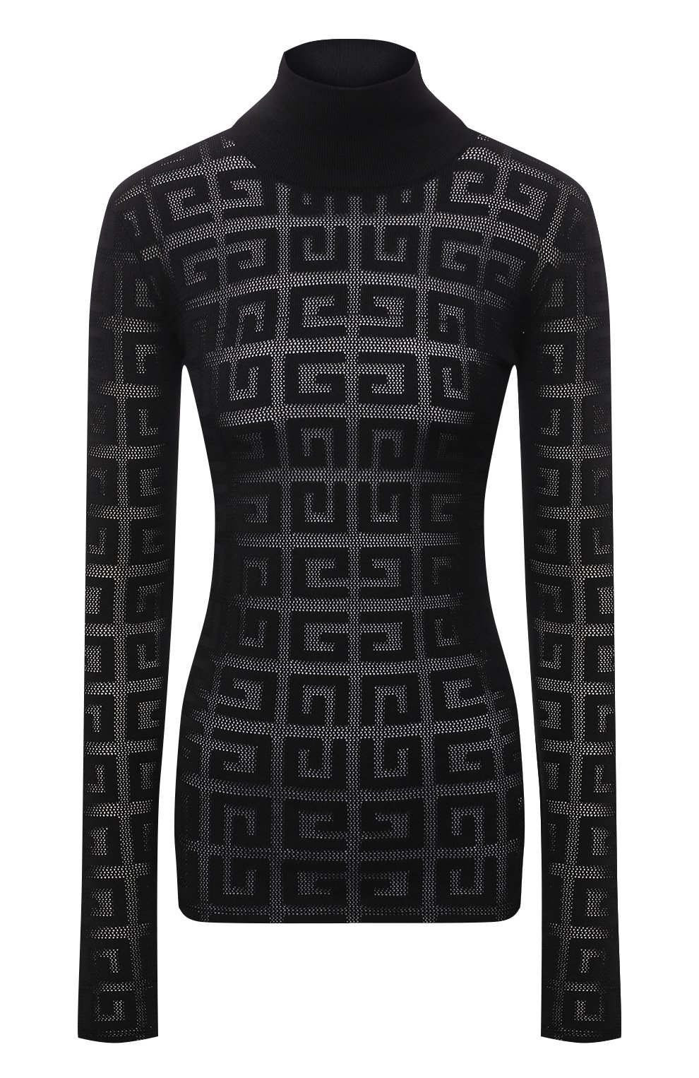 Водолазка из вискозы GIVENCHY черного цвета по цене 94700 руб., арт. BW90DK4ZAQ, фото 1 Водолазка из вискозы GIVENCHY, арт. BW90DK4ZAQ, фото 1