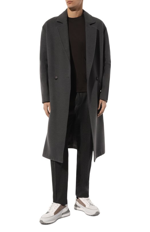 Шерстяные брюки Kiton UP1LAC0165C Серый  UP1LAC0165C Фото 2