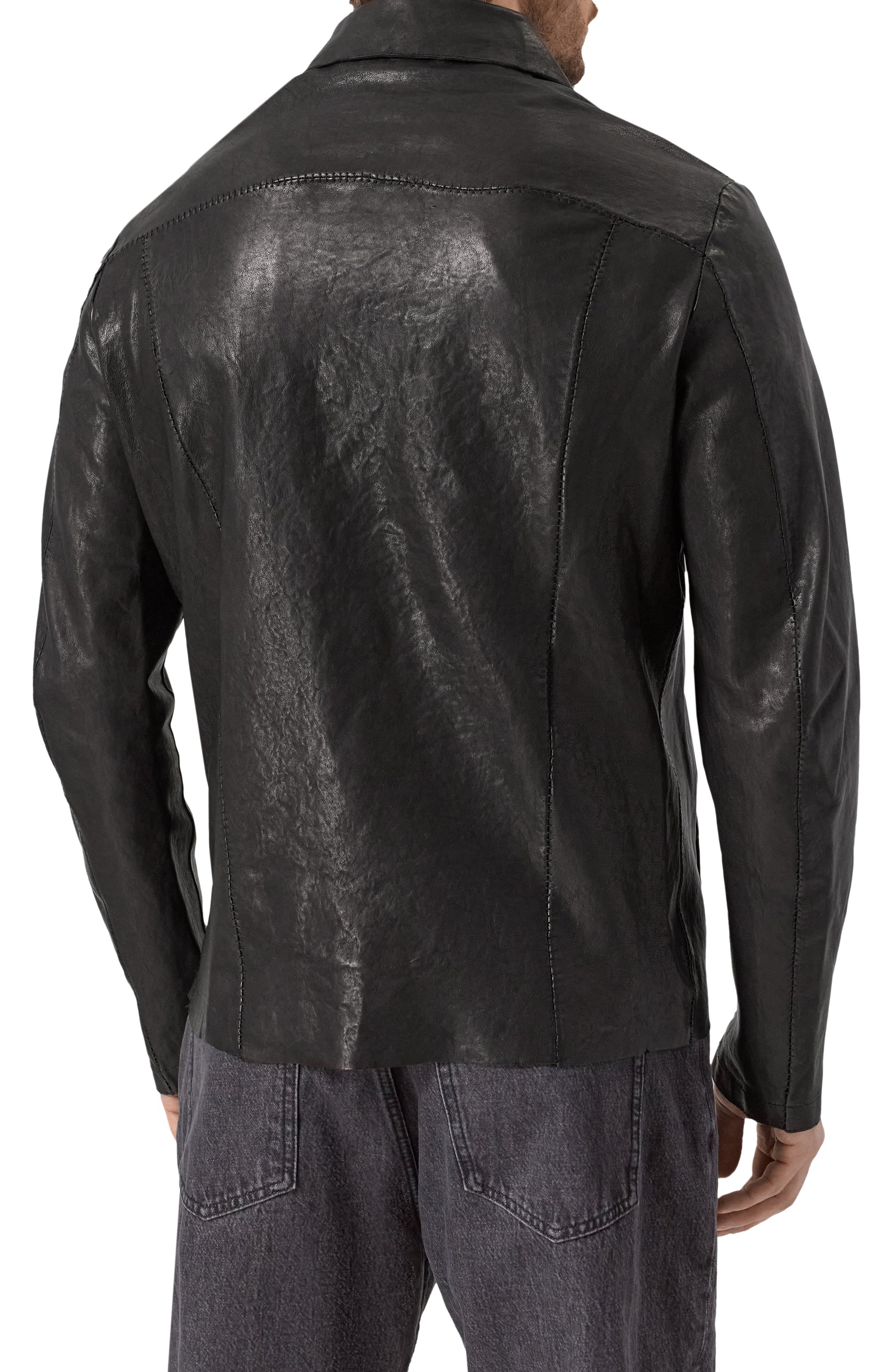 Кожаная куртка NEVER ENOUGH, арт. MJL062, фото 4