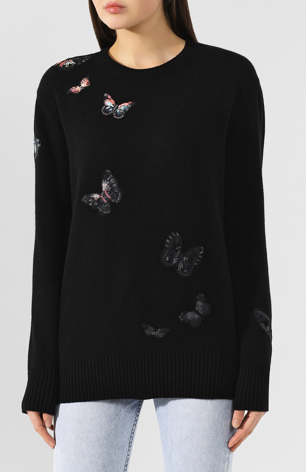 Пуловер из смеси шерсти и кашемира VALENTINO, арт. SB3KCA604V8, фото 3