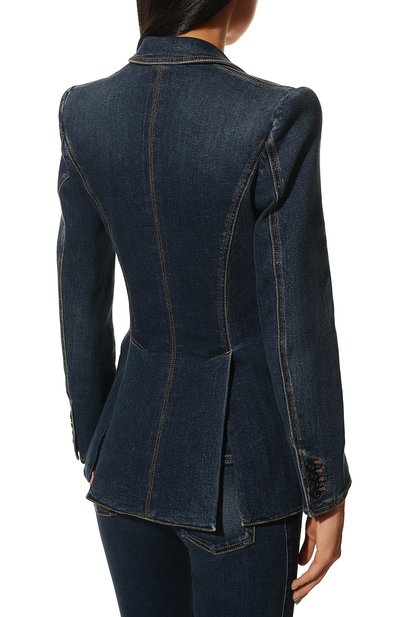 Джинсовый жакет ALEXANDER MCQUEEN, арт. 628457/QMABH, фото 4