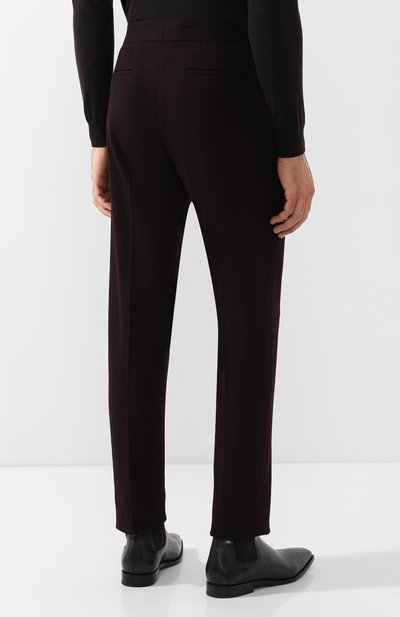 Брюки из смеси хлопка и шерсти BERLUTI, арт. R14TTU22-WAJB, фото 4