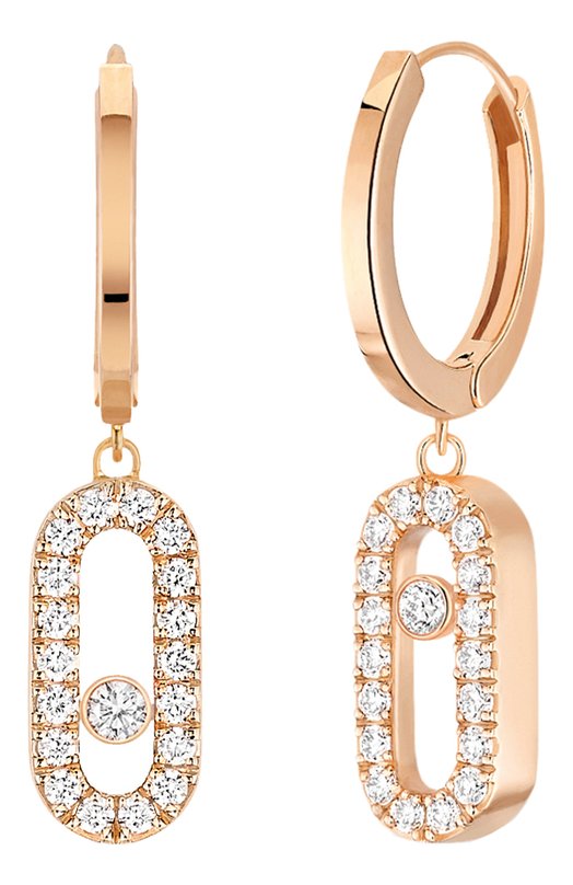 Серьги Messika 12037-PG Бесцветный  12037-PG Фото 2