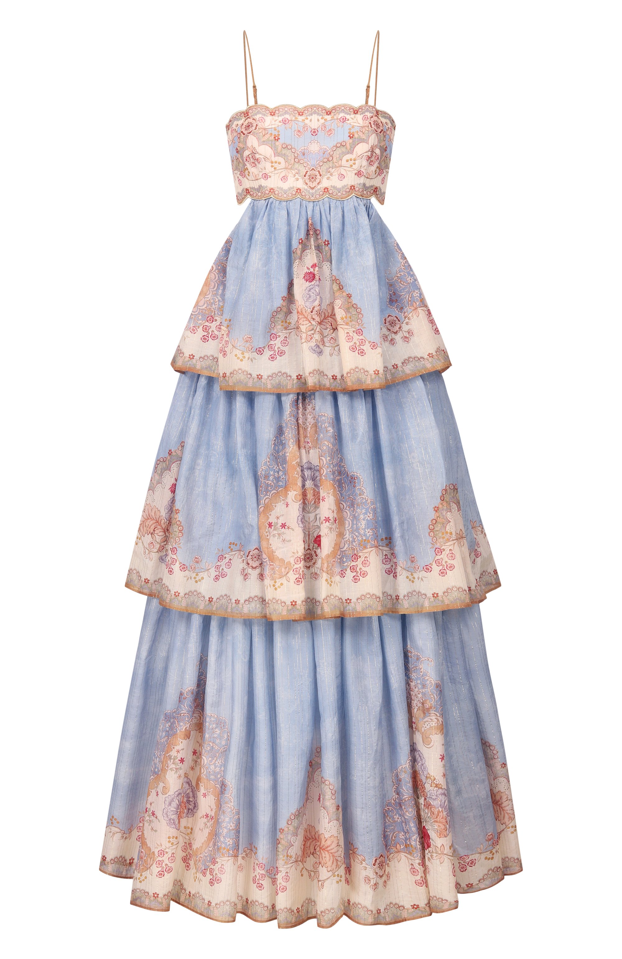 Платье из  хлопка и шелка ZIMMERMANN, арт. 5353DRS263, фото 1