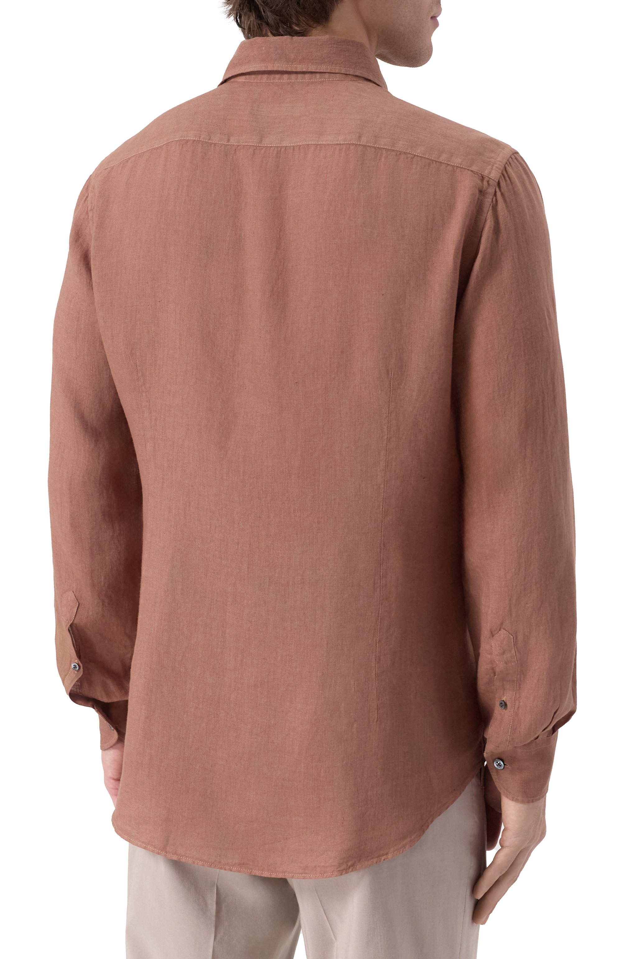 Льняная рубашка CORNELIANI, арт. 25P126-2511199, фото 4