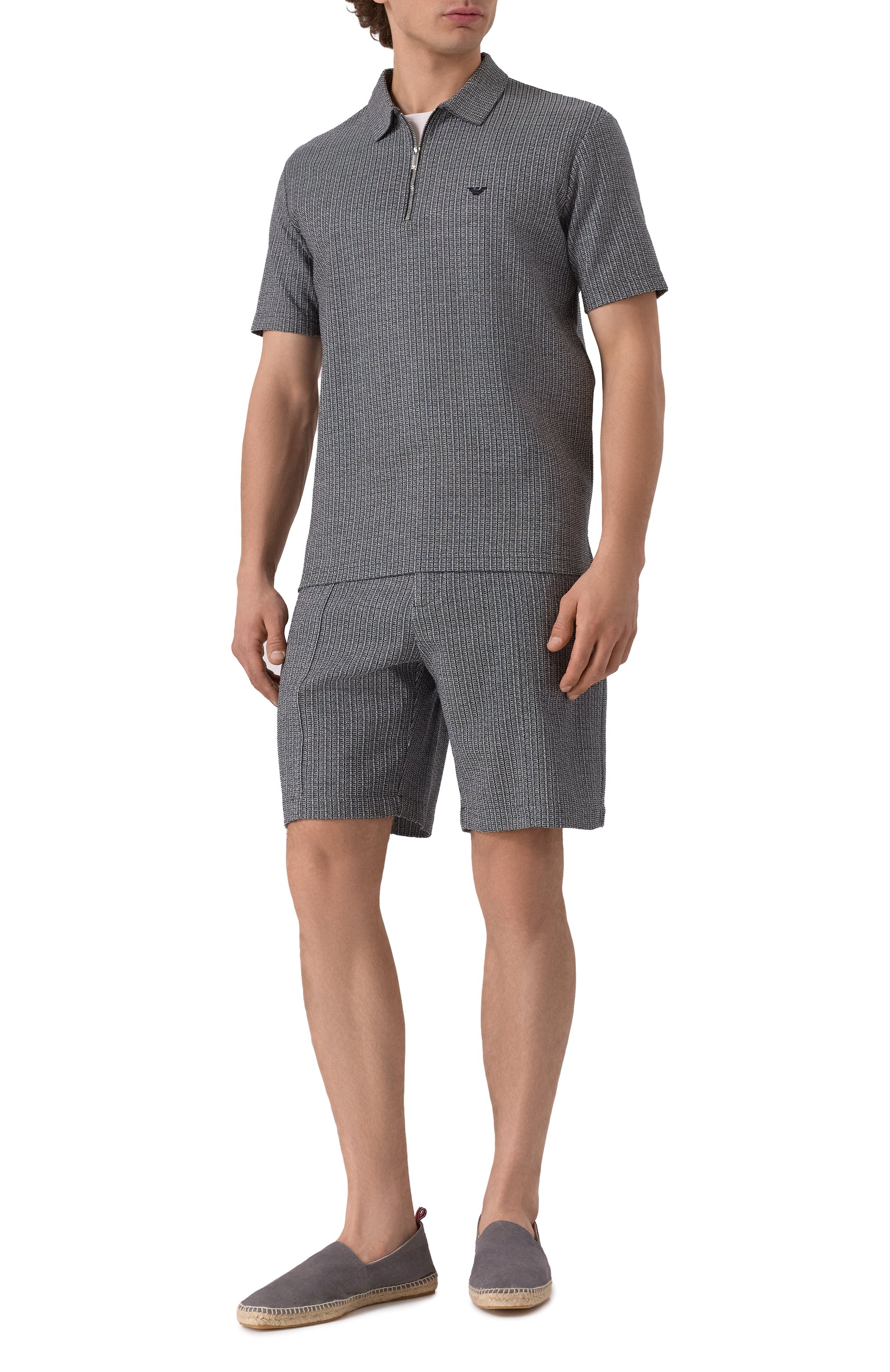 Хлопковое поло EMPORIO ARMANI, арт. EM001905/AF15552, фото 2