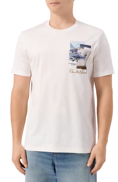 Хлопковая футболка PAUL&SHARK, арт. 15311640, фото 3