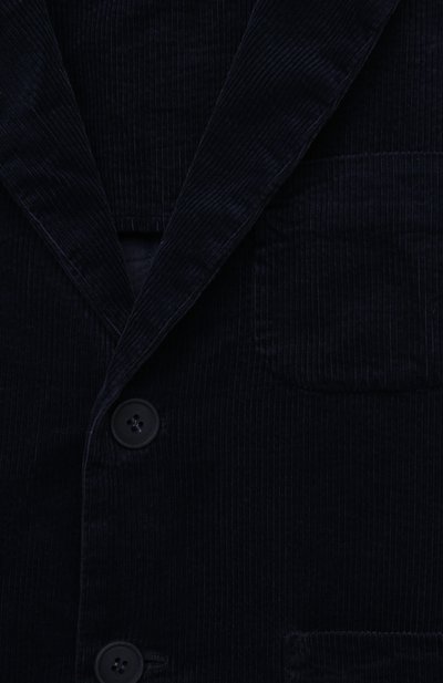 Вельветовый пиджак IL GUFO темно-синего цвета по цене 24000 руб., арт. A24GB099V6021/5A-8A, фото 3 Вельветовый пиджак IL GUFO, арт. A24GB099V6021/5A-8A, фото 3