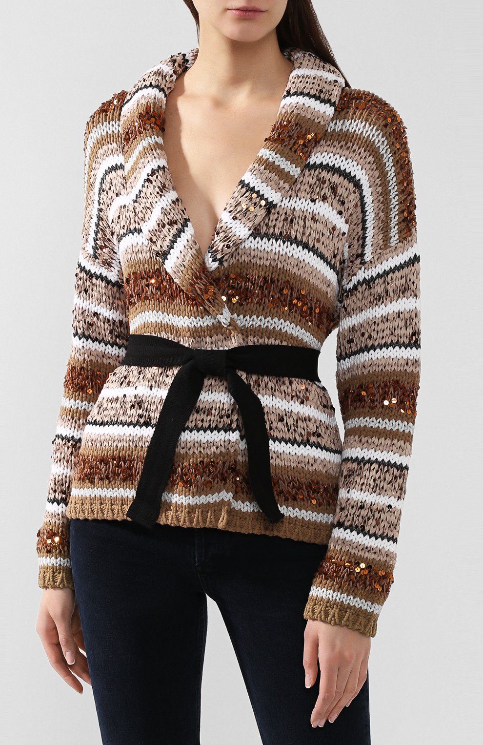 Хлопковый кардиган BRUNELLO CUCINELLI, арт. M1R370106, фото 3