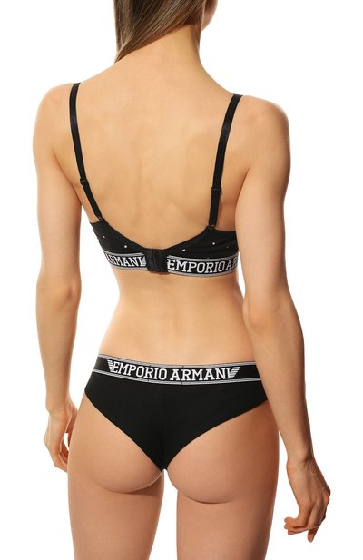 Комплект из двух пар трусов EMPORIO ARMANI черного цвета по цене 5590 руб., арт. 163337/2R219, фото 3 Комплект из двух пар трусов EMPORIO ARMANI, арт. 163337/2R219, фото 3