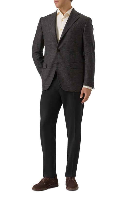 Пиджак из шерсти и кашемира Corneliani 266008-2616303 Серый  266008-2616303 Фото 2
