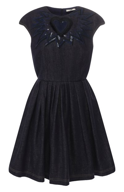 Женское джинсовое мини-платье FENDI, арт. FLD512 A3ND