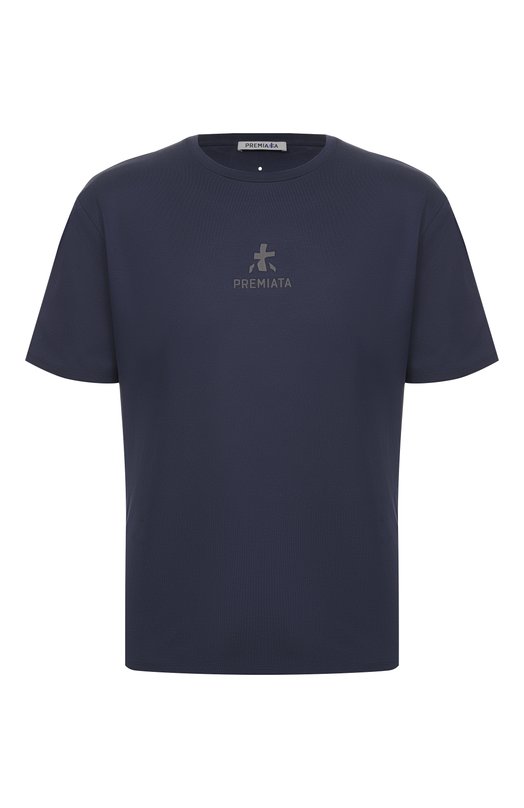 Хлопковая футболка Premiata PA1017 Синий PA1017