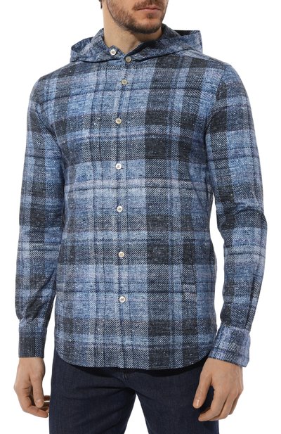 Хлопковая рубашка KITON, арт. UMCMARH0867501, фото 3