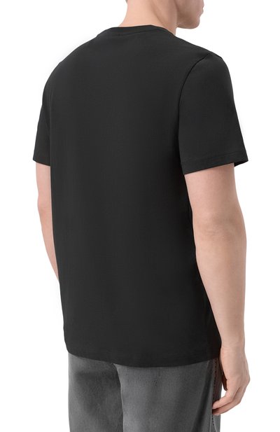 Хлопковая футболка PARAJUMPERS черного цвета по цене 14800 руб., арт. 25WMPMTSIT01, фото 4 Хлопковая футболка PARAJUMPERS, арт. 25WMPMTSIT01, фото 4