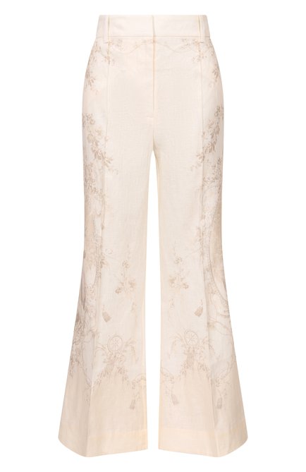 Женские льняные брюки ZIMMERMANN, арт. 4068PC26R