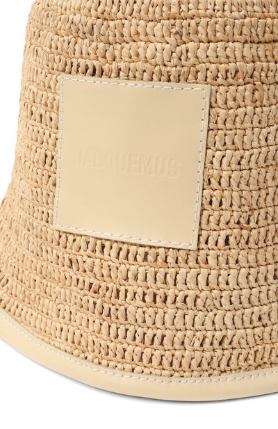 Панама из рафии JACQUEMUS, арт. 245AC642-3060, фото 4