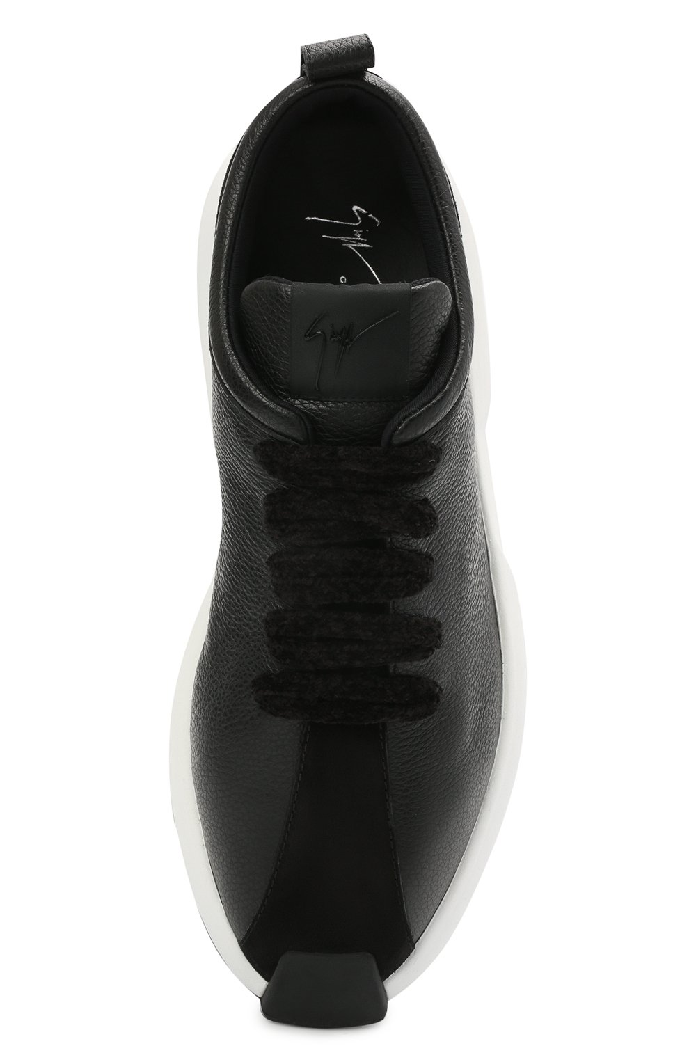 Кожаные кроссовки ferox GIUSEPPE ZANOTTI DESIGN черного цвета по цене 48700 руб., арт. RM10014/003, фото 5 Кожаные кроссовки ferox GIUSEPPE ZANOTTI DESIGN, арт. RM10014/003, фото 5