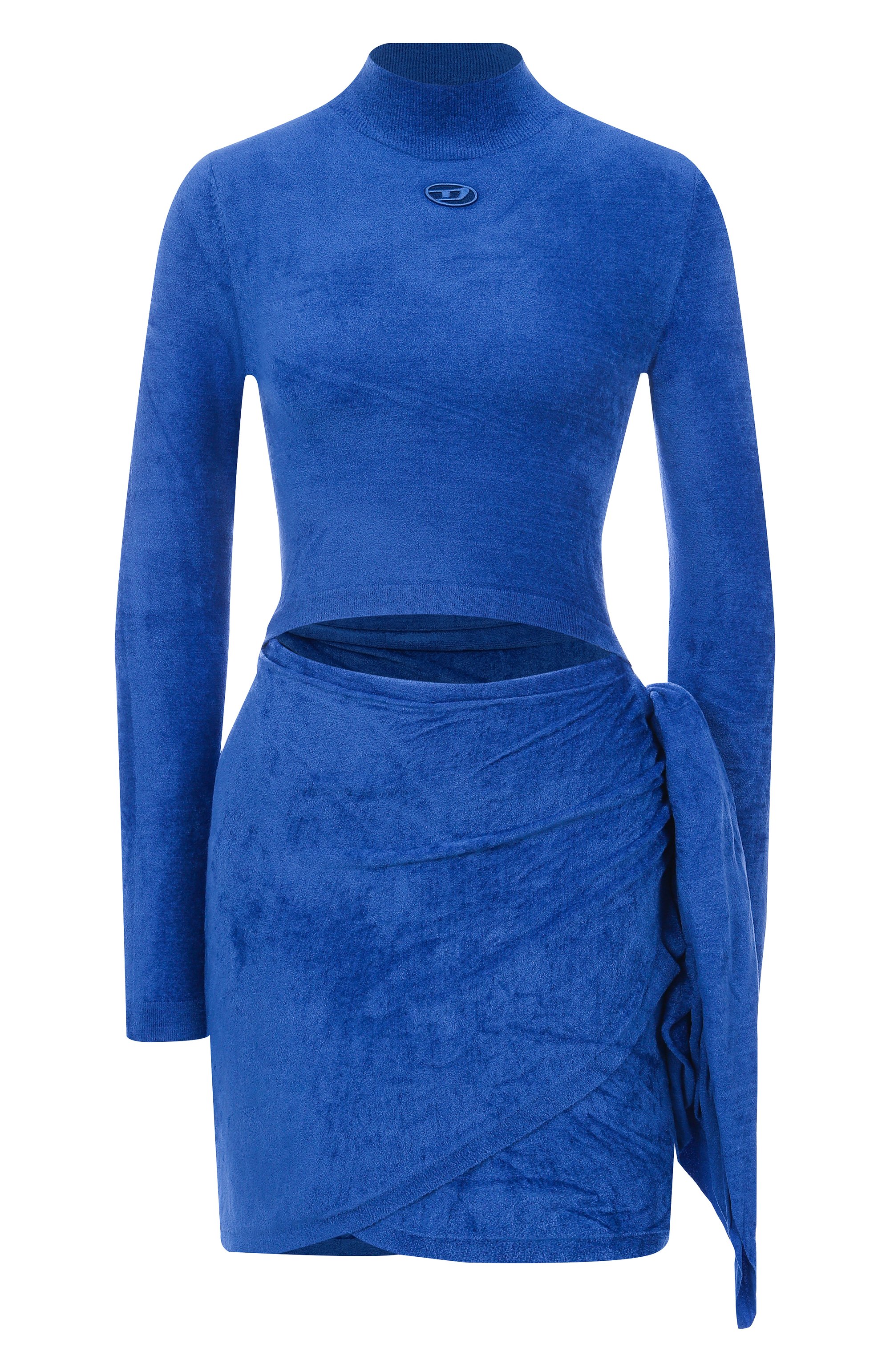 Платье DIESEL синего цвета по цене 48600 руб., арт. A18890/0IKBZ, фото 1 Платье DIESEL, арт. A18890/0IKBZ, фото 1