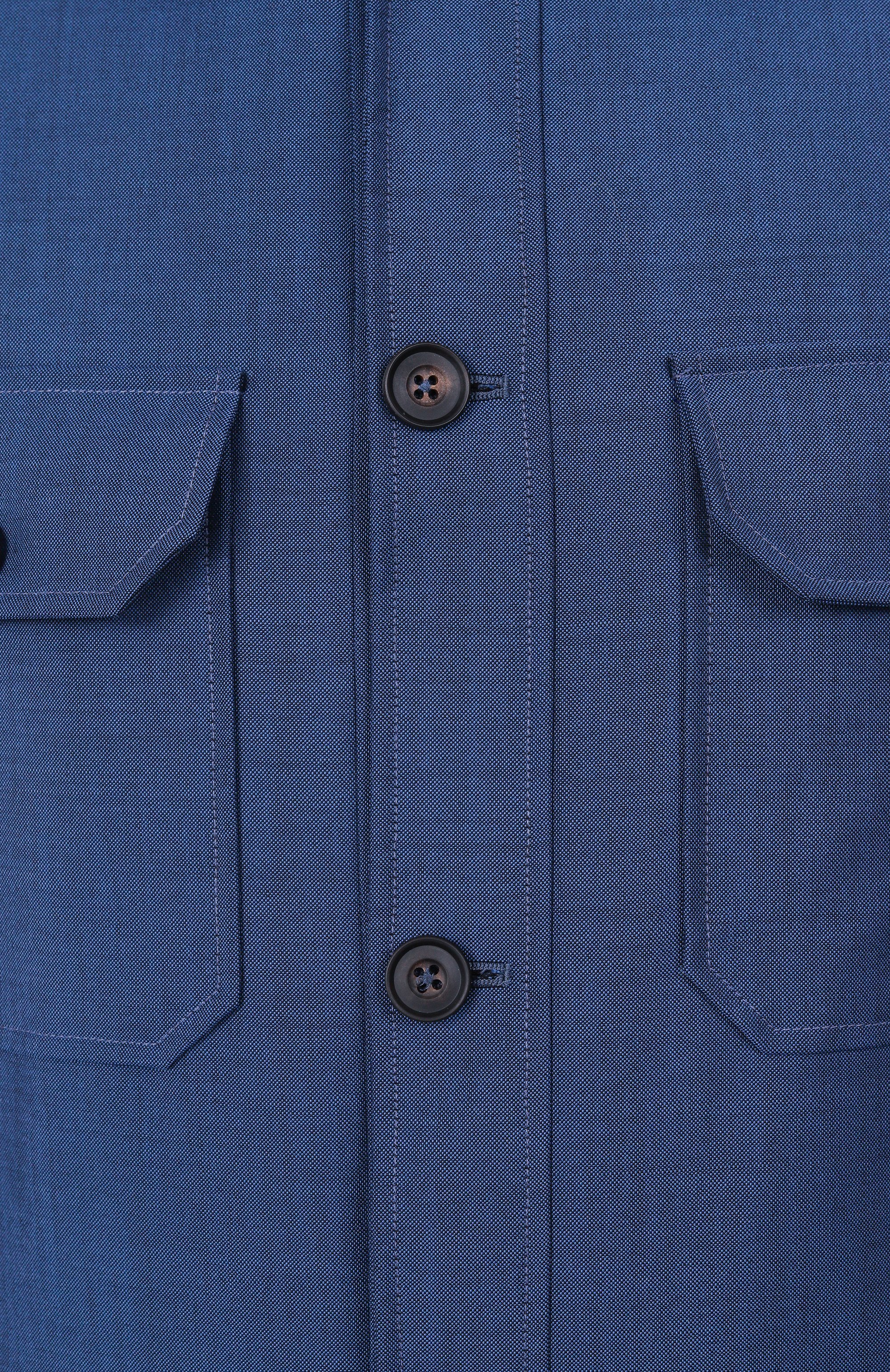 Шерстяная куртка-рубашка CORNELIANI, арт. 25LI22-2518187, фото 6