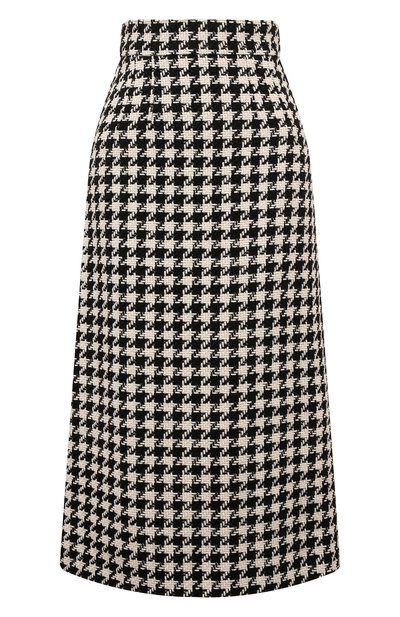 Женская юбка из шерсти и хлопка DOLCE & GABBANA, арт. F4CYRT/FQ3F0