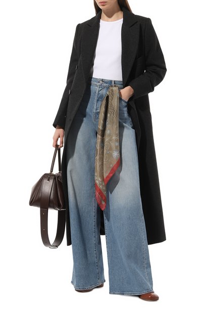 Шелковый платок дракон GOURJI, арт. T27DRBE7R/1, фото 3