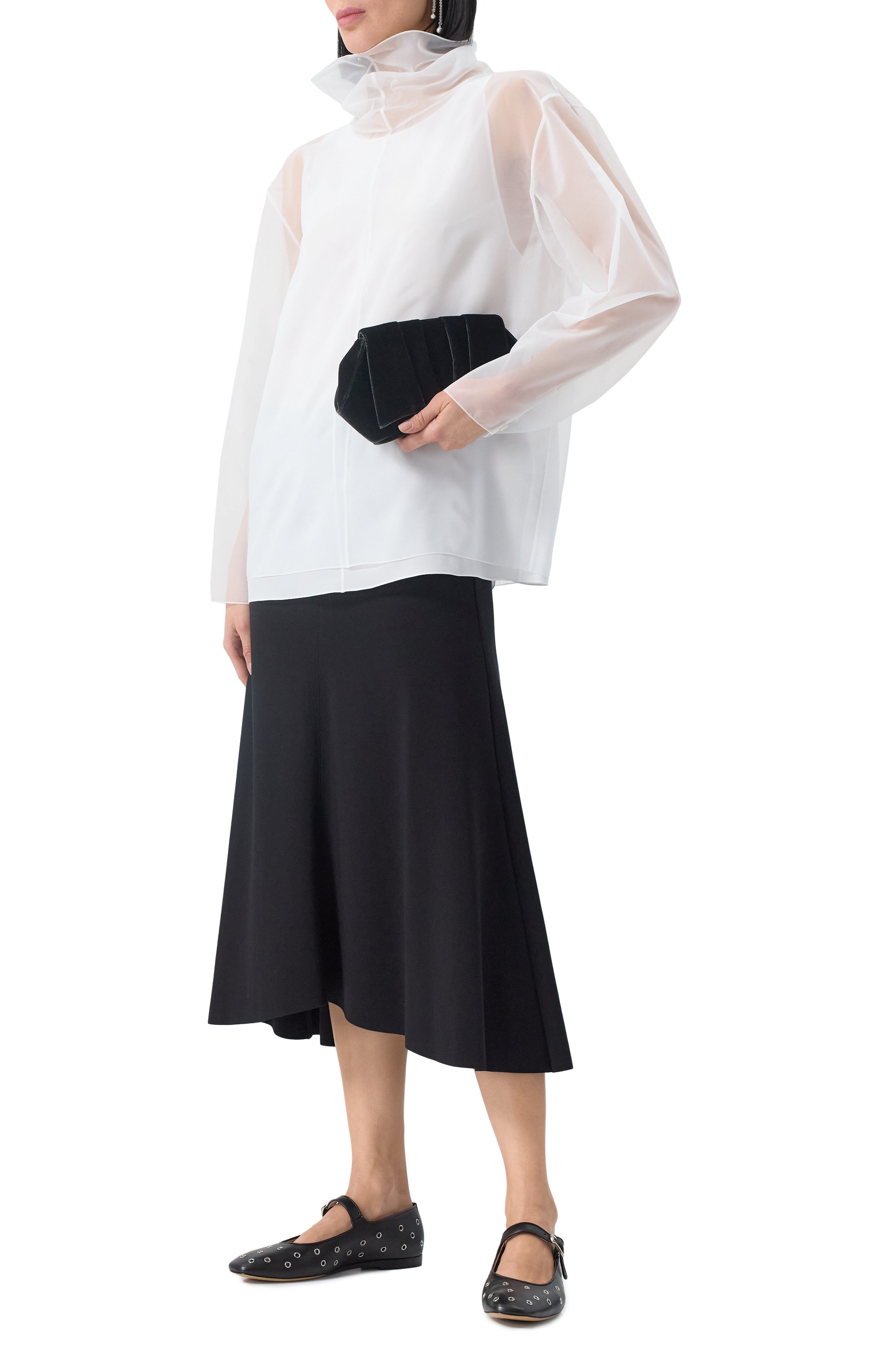 Кожаные балетки mary jane LE MONDE BERYL, арт. MRJ-EYE-BLA, фото 2