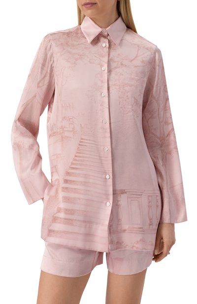 Атласная рубашка KITON, арт. D58460K0926E10, фото 3