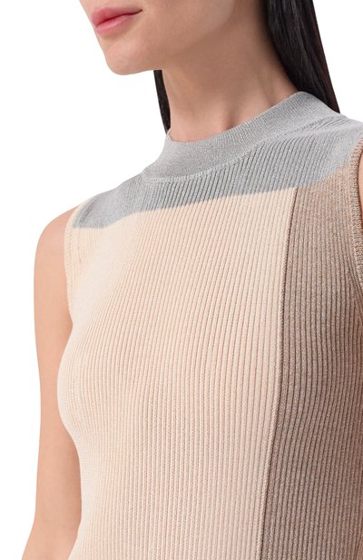 Топ LORENA ANTONIAZZI бежевого цвета по цене 65250 руб., арт. P26129TM39A/2435, фото 5 Топ LORENA ANTONIAZZI, арт. P26129TM39A/2435, фото 5