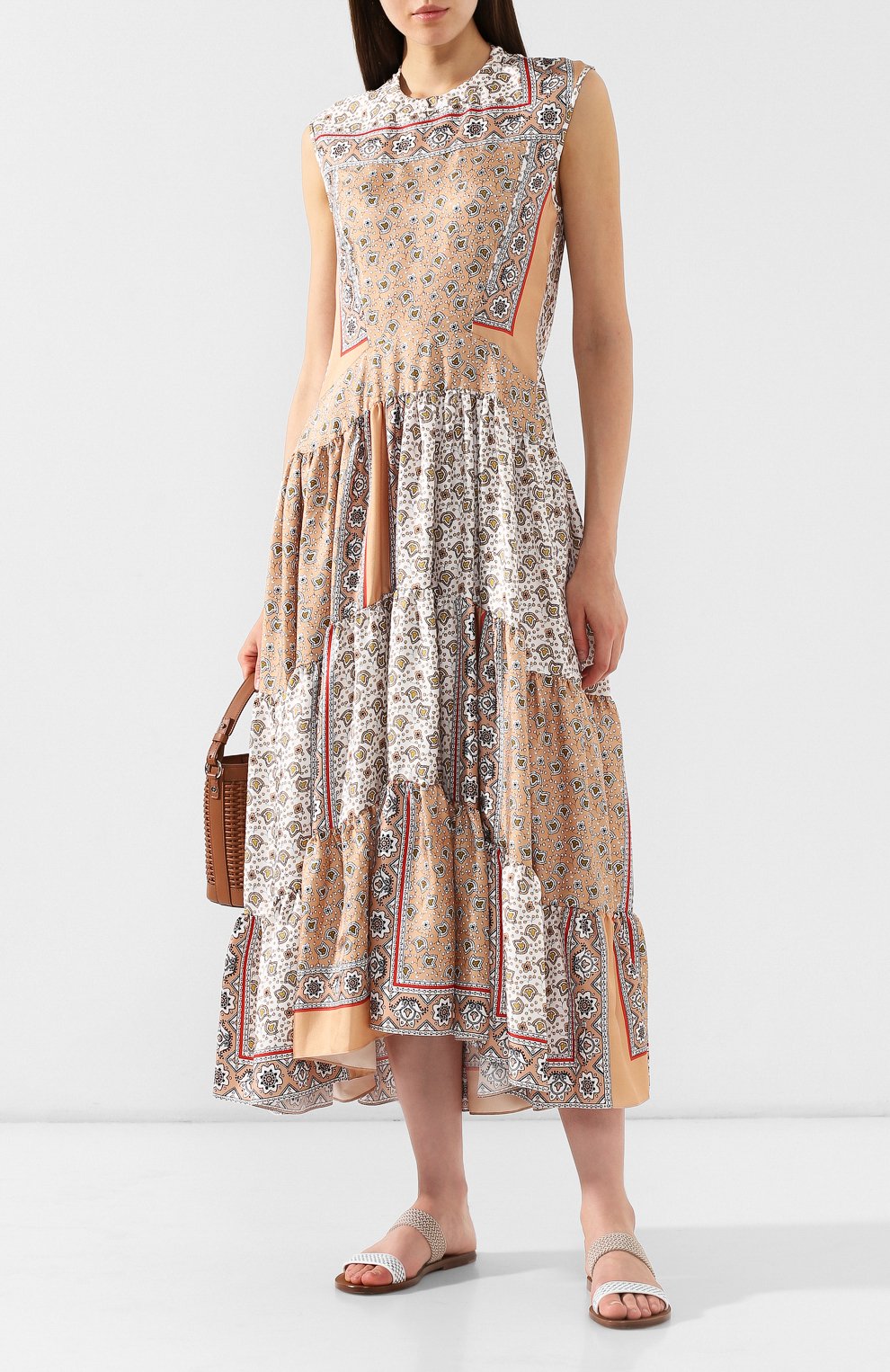 Шелковое платье CHLOÉ, арт. CHC19AR003327, фото 2