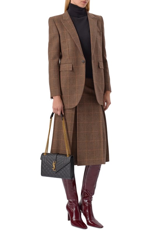 Сумка Envelope medium Saint Laurent 600185/B0W97 Чёрный  600185/B0W97 Фото 7