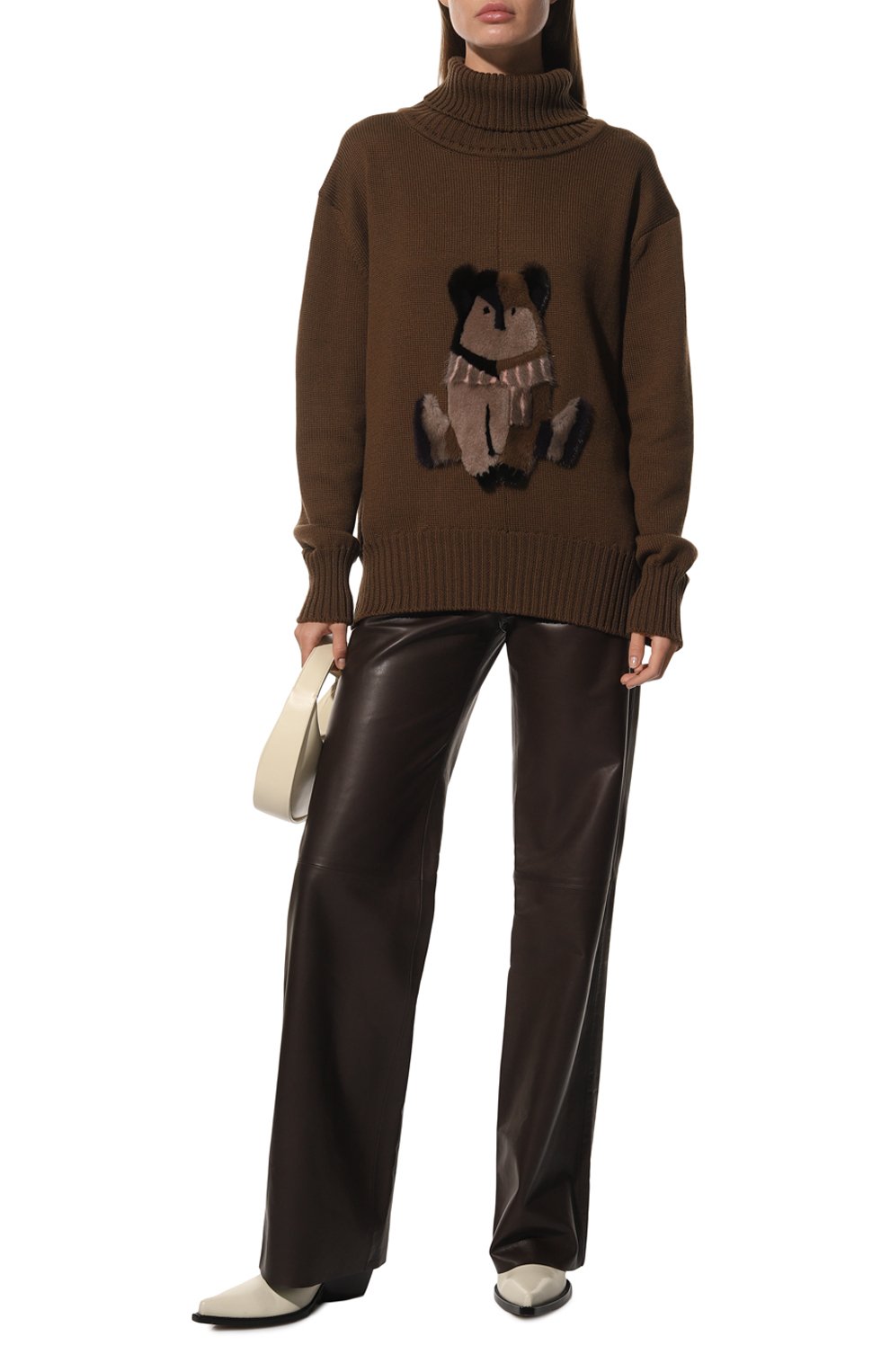 Шерстяной свитер с меховой отделкой COLOR TEMPERATURE, арт. М-10/511, фото 2