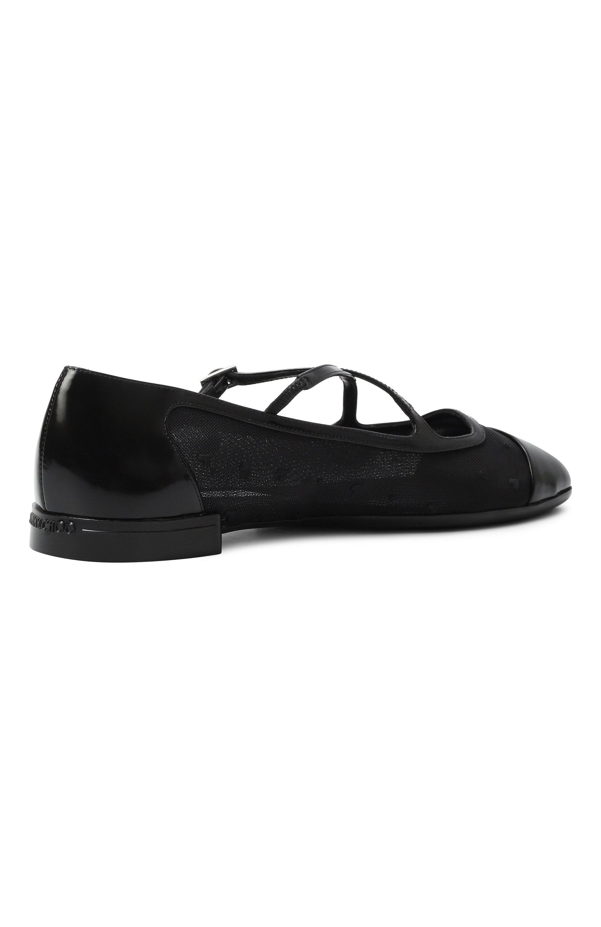 Комбинированные балетки eleri JIMMY CHOO, арт. ELERIBALLERINARIQ, фото 5