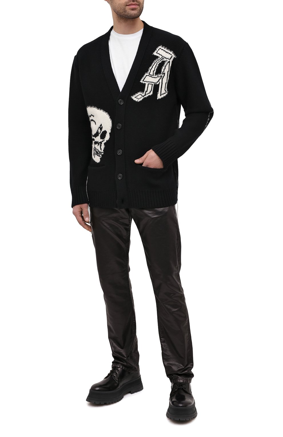 Шерстяной кардиган ALEXANDER MCQUEEN, арт. 626446/Q1APA, фото 2