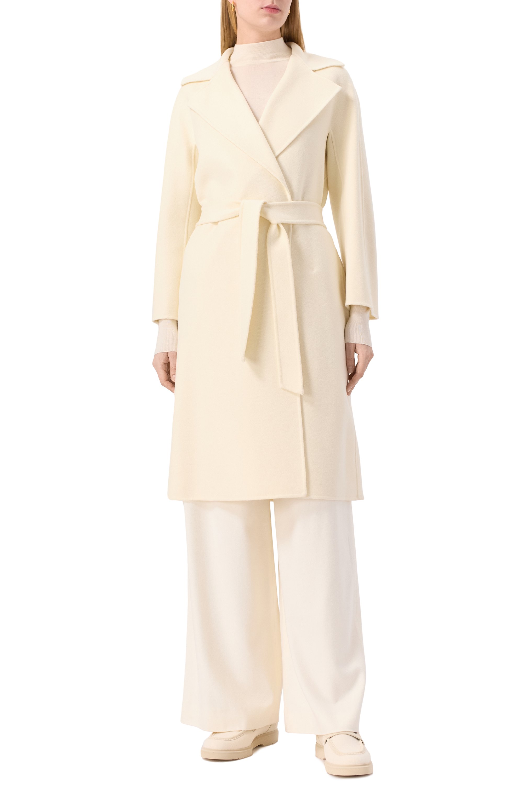 Шерстяное пальто MAX MARA STUDIO, арт. CLES, фото 3