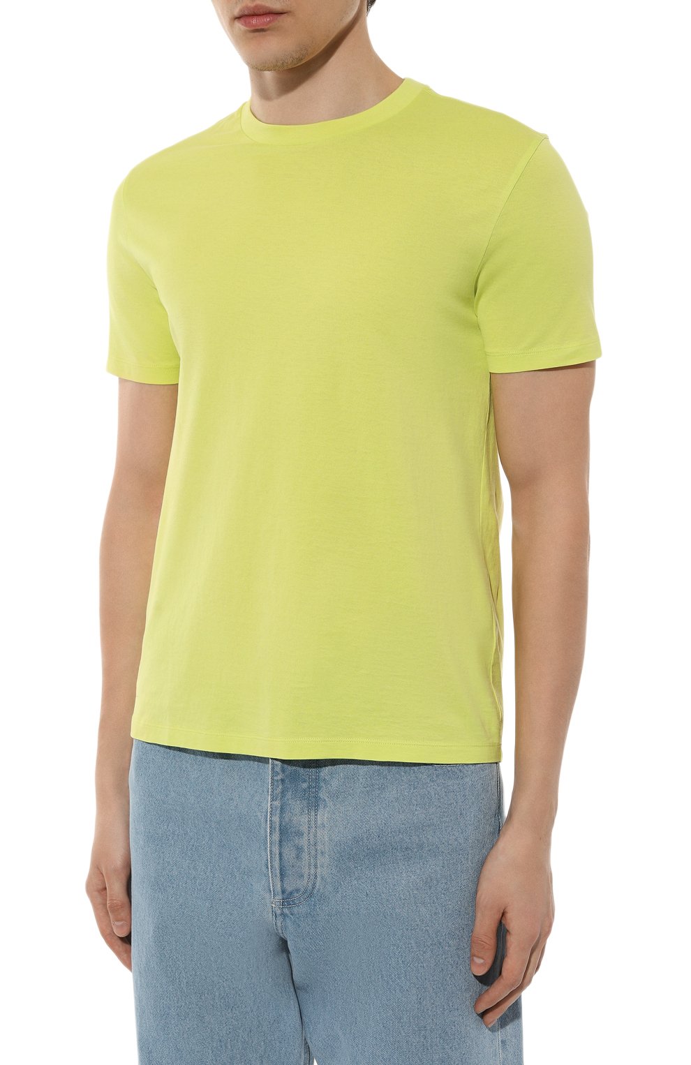 Хлопковая футболка VAN LAACK салатового цвета по цене 13250 руб., арт. PA0L0/Z20044, фото 3 Хлопковая футболка VAN LAACK, арт. PA0L0/Z20044, фото 3